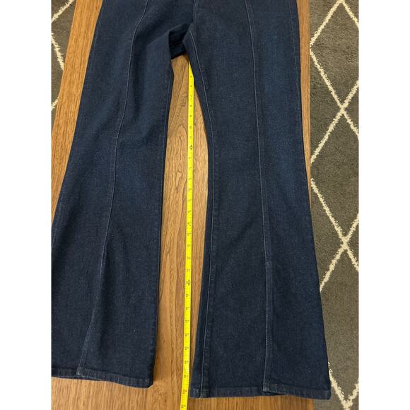 NEW! AG x Emrata and Revolve Anisten Flare Jean Subway with Slit Front Size 32. - Picture 10 of 11